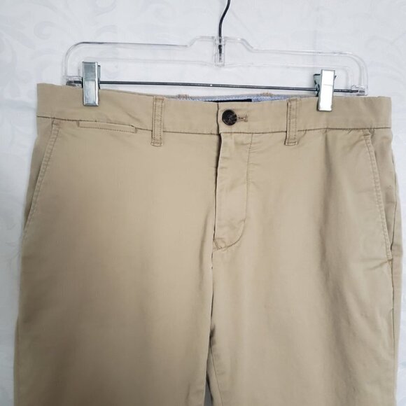 TOMMY Hilfiger Men's Slim Fit Beige Long Pants Summer Spring 32/30 **27 Inseam - Picture 3 of 10